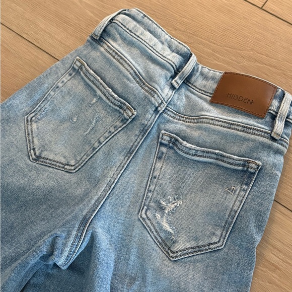 Blue Flare Wide Leg hidden jeans - Picture 3 of 6